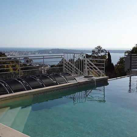 Villa Alamp#Supercannes #Golfejuan #Cannes #Mediterraneanpanoramicview #Piscine #Rooftop # Verymodern #Openliving #Closebeach #Closecapantibes Vallauris Zewnętrze zdjęcie