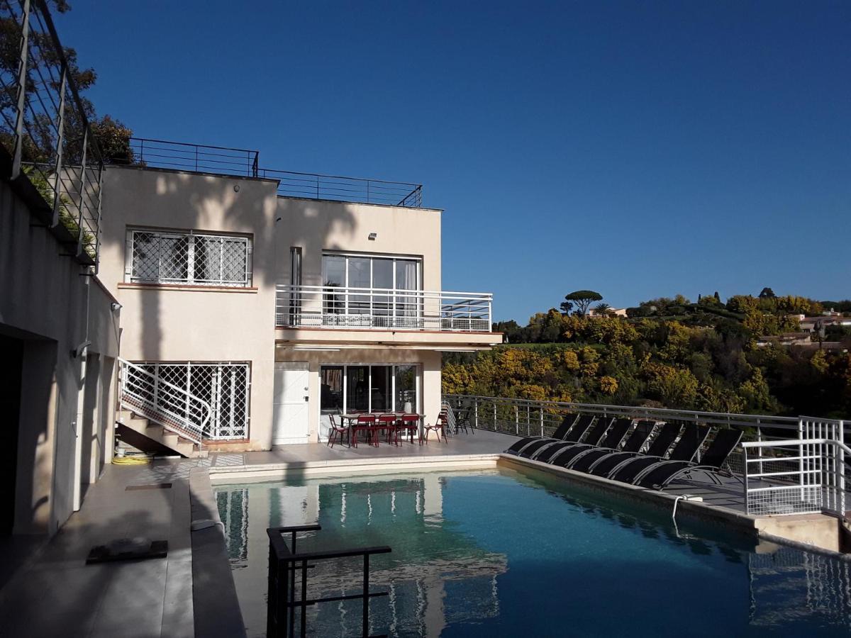 Villa Alamp#Supercannes #Golfejuan #Cannes #Mediterraneanpanoramicview #Piscine #Rooftop # Verymodern #Openliving #Closebeach #Closecapantibes Vallauris Zewnętrze zdjęcie